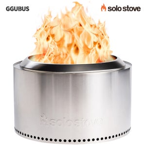 솔로스토브 유콘 화로대 대형 캠핑 이중연소 불멍 야외 원형 파이어핏 펜션 화로 바베큐그릴