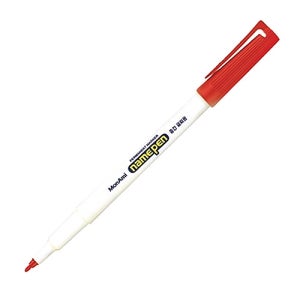 모나미 네임펜F 0.5mm~1.0mm 중간글씨용, 적, 1개