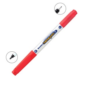모나미 네임펜T 0.4mm/0.6mm 적색, 1개