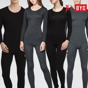 BYC 제임스딘 발열내의 내복 프리미엄 보디히트 히트택 보온 남성 여성 상하 단품 세트