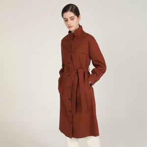 [공식몰] 셔츠형 벨티드 원피스 브라운 CN2FOP803BR