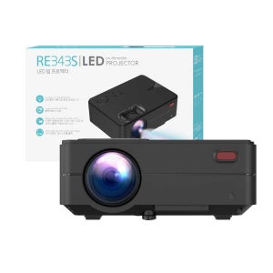 미니빔 멀티빔 프로젝터 가정용 사무용 캠핑용 프로젝트 블랙 AP8933