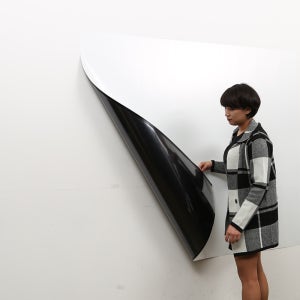 붙이는 화이트보드 무반사 화이트100 x 450cm 친환경 시트지 칠판 학원 학교 전문