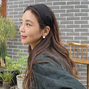 생얼 착붙 7cm 와이드 헤어밴드 반다나 머리띠