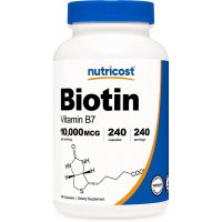 nutricost Biotin 뉴트리코스트비오틴 10000mcg 240개 탈모,비타민B