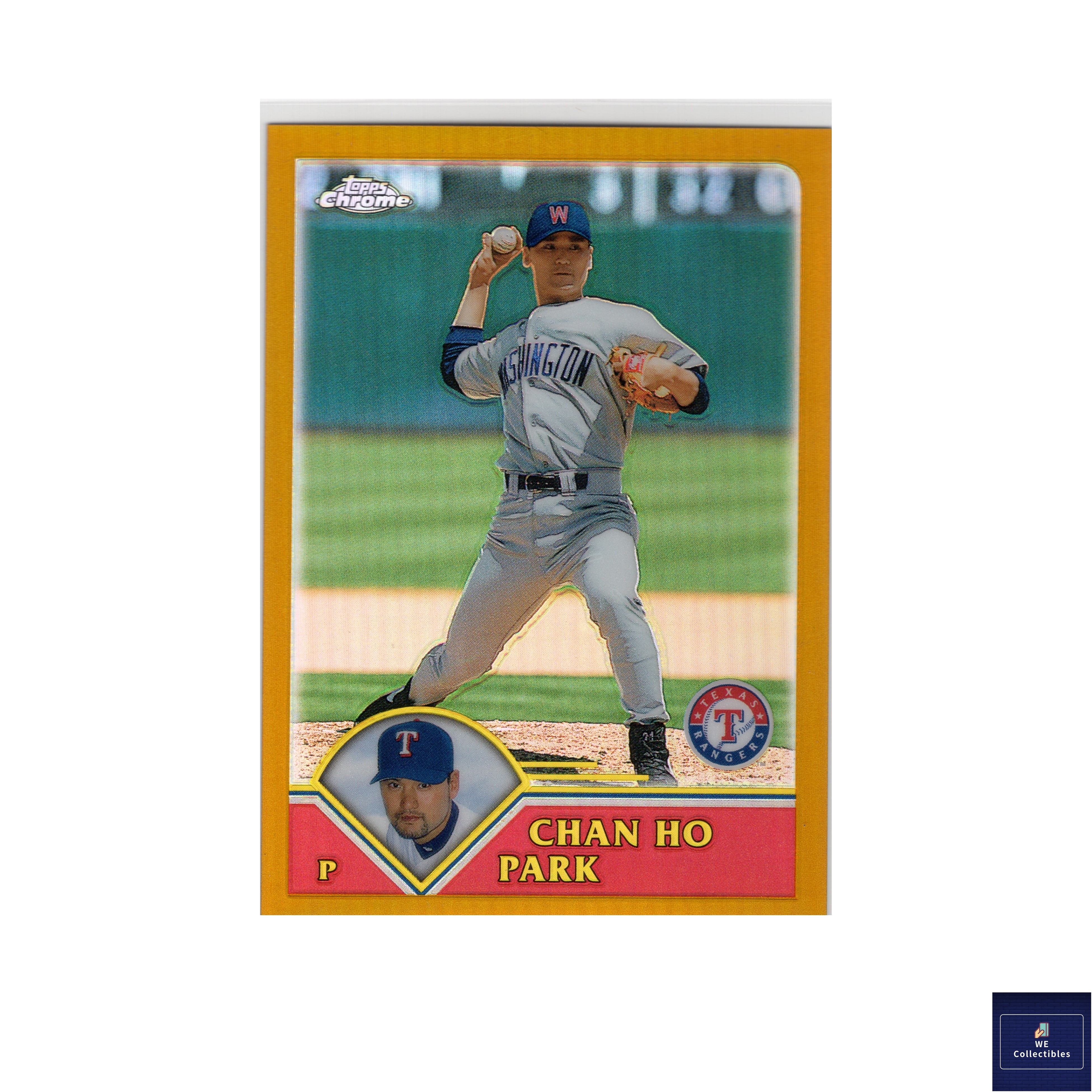 박찬호 2003 탑스 크롬 449장 한정 골드 리프렉터 야구카드 MLB 2218