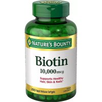 NATURE’S BOUNTY Biotin 비오틴 10000mcg 250개입 탈모,비타민B