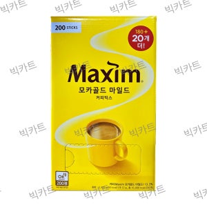 맥심 모카골드 커피믹스 200T (180T+20T)