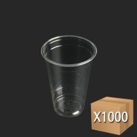 [박스] 16온스 92파이 생분해성 PLA 친환경 아이스컵 450ml 1000개