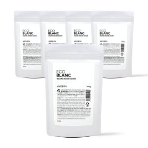 4+1 에코블랑 세탁조 클리너 드럼세탁기 청소 통돌이 통세척 300g x 5회분