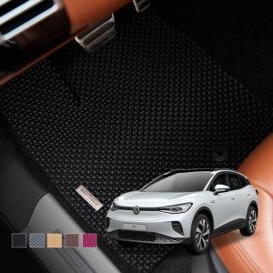 폭스바겐 ID4 EV 엠보싱 자동차 바닥 차박 고무 방수 카매트 트렁크매트