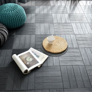 베란다데크타일 조립마루 헤링본 조립식데크타일 옥상 테라스