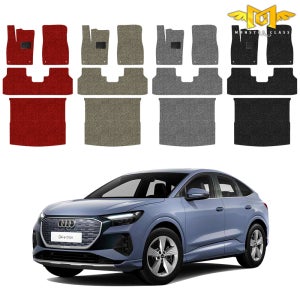 아우디 Q4 이트론 1열+2열+트렁크 코일매트 풀세트 카매트 e트론 스포트백 호환