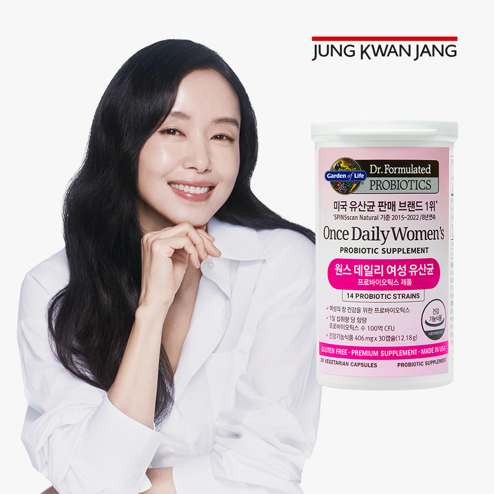 <b>가든오브라이프</b> 원스 데일리 여성 유산균 임산부 수유부 30캡슐, 1개