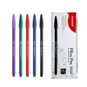 모나미 플러스펜 3000 타스 흑색(12개입) 갑