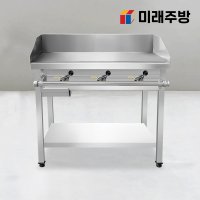 업소용 그리들 900 12T 가스렌지 부침기 LPG 철판 패티 볶음