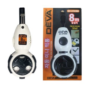 DEVA 자동 미니먹통 목공 먹줄 8M
