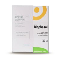 삼일제약 블레파졸 아이리무버 100ml+순면부직포 80매 눈꺼풀 세정제 청결 아이클리너