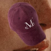 MUCENT BALL CAP (Corduroy wine) 무센트 볼캡 코듀로이 골덴 와인 버건디