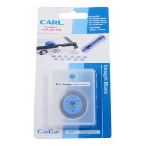 CARL)다양한칼날안전재단기 리필커터(B-05/물결무늬날)