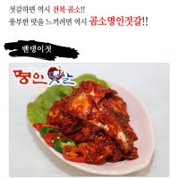 곰소젓갈 밴댕이젓500g 양념젓갈 밴댕이무침 명인젓갈