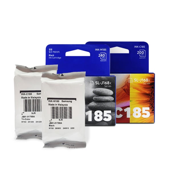 삼성 INK-M185+INK-C185 정품번들잉크 (1세트) J1680 J1685 J1780W