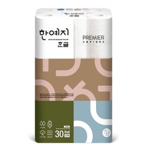 한예지)3겹데코한글화장지(27M×30롤)