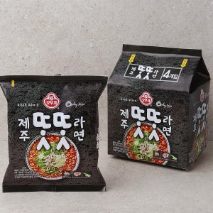 오뚜기 제주 똣똣라면 135g, 4개
