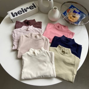 1+1 반목폴라티 국내생산 아기 여아 남아 간절기 겨울 티셔츠