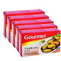 Gourmet Mejillones picantes de las Ras Gallegas 구어메이 매운 홍합 통조림 69g 5개