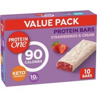 Protein One Strawberries Cream Protein Bars 프로틴원 딸기크림 프로틴바 27g 10개입