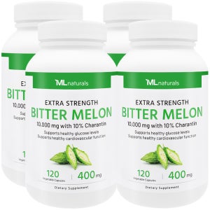 마이라이프 내추럴스 비터멜론 10000mg 25배 고농축 여주 추출물 120캡슐, 4개