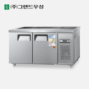 우성 찬밧드 테이블 냉장고 1500 내부스텐 반찬 밧드 셀프바