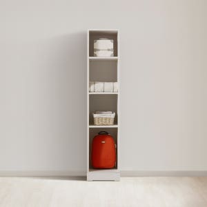 동서가구 소이 틈새 수납 400 4단 오픈 선반장 DF922007