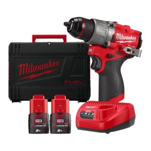밀워키 M12 FPD2-202X 충전 해머드릴 GEN3 12V 2.0Ah 배터리 2개 세트