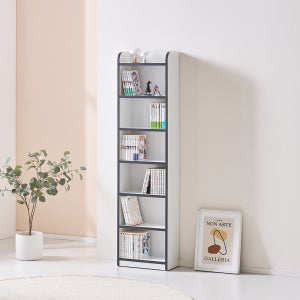 샌드 400 인테리어 폭 좁은 오픈 틈새 만화 6단 책장