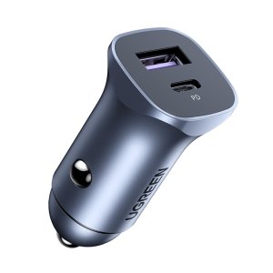 유그린 차량용 시거잭 듀얼 PD PPS 30W 고속충전기, CD130