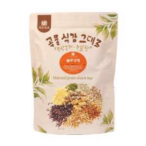강원도 홍천 수제 무설탕 현미 땅콩 견과류 율무 강정 300g
