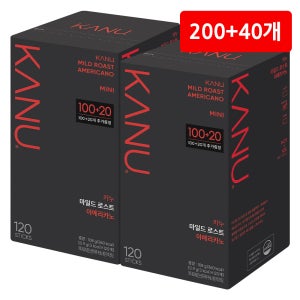 카누 미니 마일드 240T(120T 2개)
