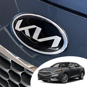 어른킹 올뉴K7 기아 로고 엠블렘 랩핑 포인트 데칼 스티커 홀로그램 크롬 카본 유광 무광 튜닝 필름