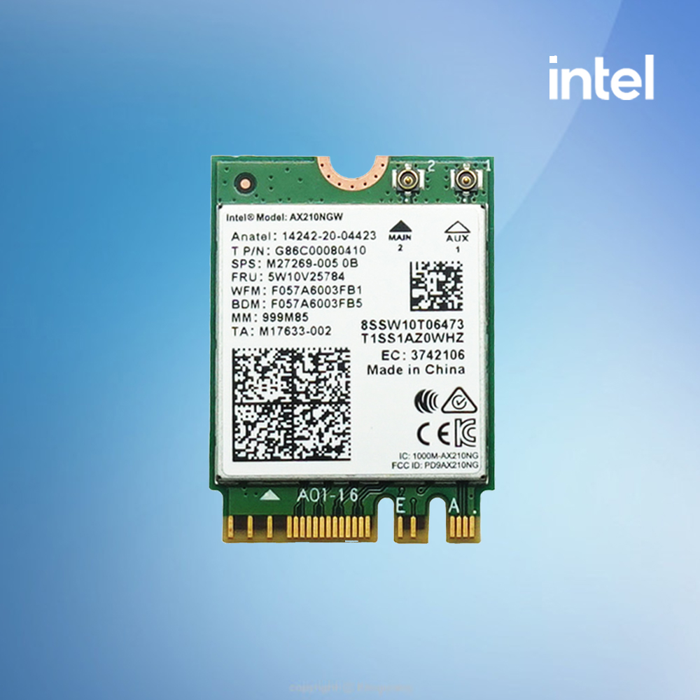 인텔 AX210NGW 무선랜카드 Wi-Fi 6E 블루투스 5.3