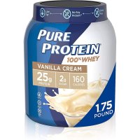 Pure Protein Powder Whey Vanilla Cream Low Sugar Gluten Free 퓨어 프로틴 파우더 웨이 바닐라 크림 794g