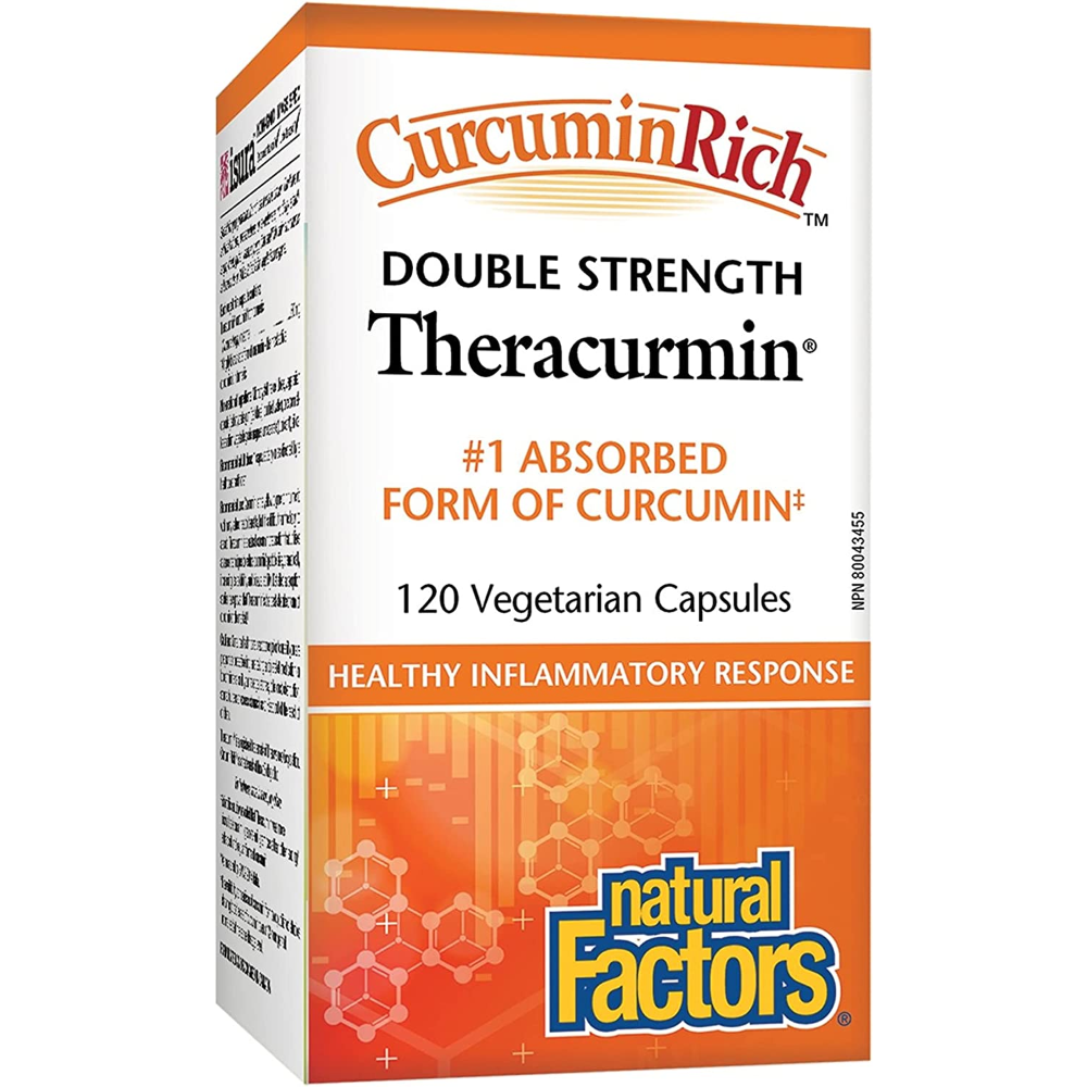 내추럴팩터스 <b>커큐민리치 더블 스트렝스</b> Theracurmin 120베지캡슐