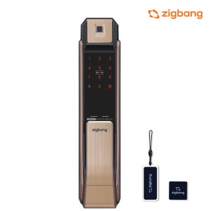 직방 스마트홈 SHP-P71 푸시풀 지문인식 도어락 현관문 디지털도어락 번호키 설치