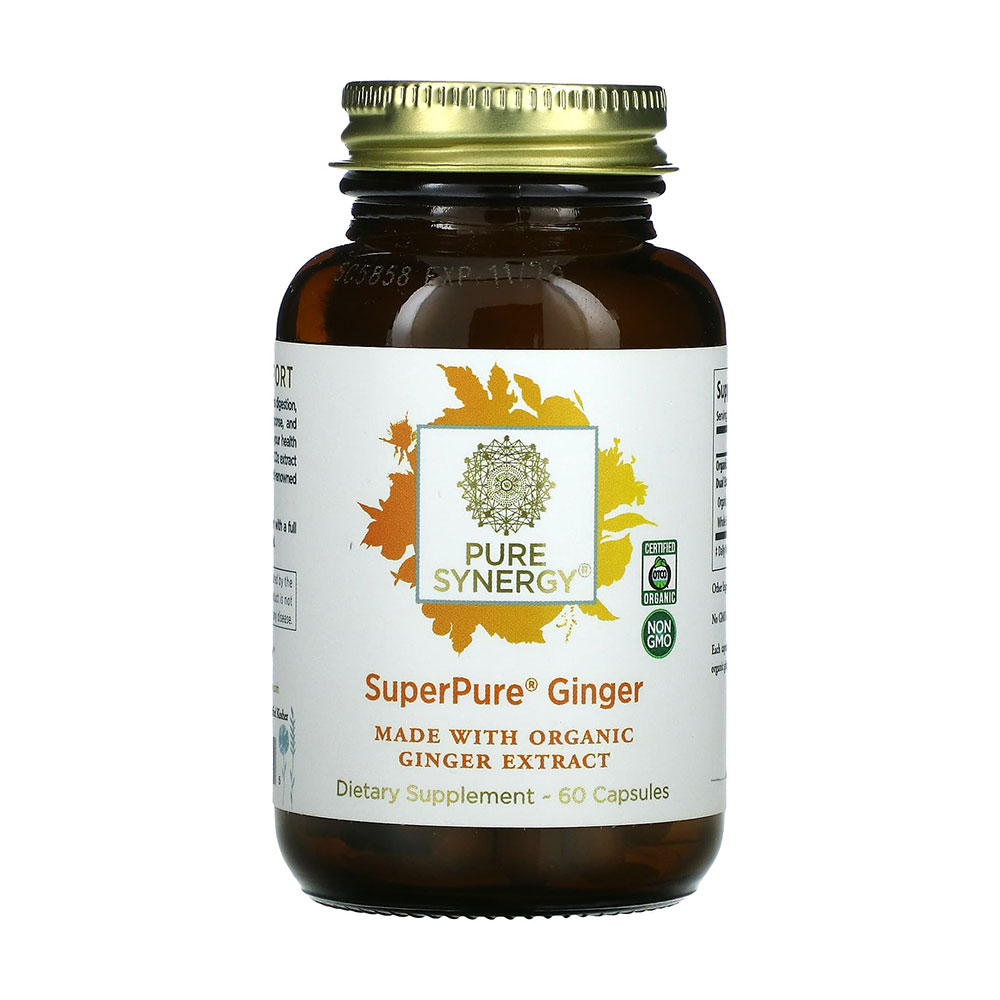퓨어시너지 <b>슈퍼퓨어 진저</b> 60캡슐 진저롤 쇼가올 생강