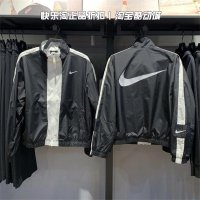 NIKE 나이키 스포츠 슈트 여성 2022 가을 스탠드 칼라 재킷 재킷 바지 CZ8801-DC0041-010