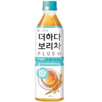 롯데칠성음료 더하다 보리차 플러스 500ml 1개 식이섬유 음료