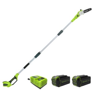 그린웍스 G-MAX 40V 충전식고지톱 (5Ah 배터리2+고속충전기 포함) 전동 고지 톱