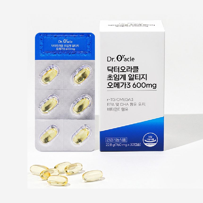 혈행에 좋은 오메가3 600