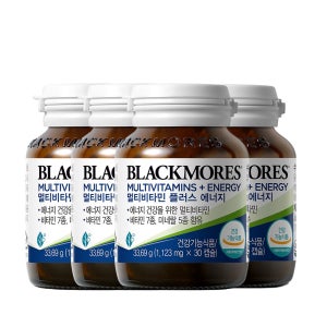 블랙모어스 멀티비타민 플러스 에너지 30캡슐 x 4병
